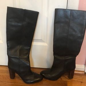 Ann Taylor Ellen Leather Riding Boot